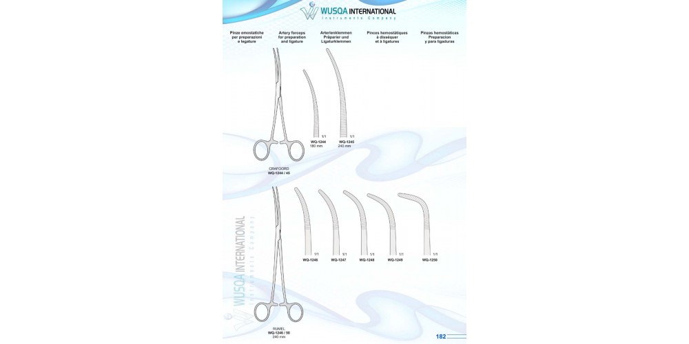 Artery Forceps for Preparation Ligature